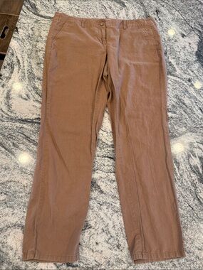 Women’s Casual Linen Cotton Pants - Brown